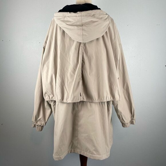 Nordstroms Women's Cream Hooded Jacket Size 3X EUC - Picture 5 of 8